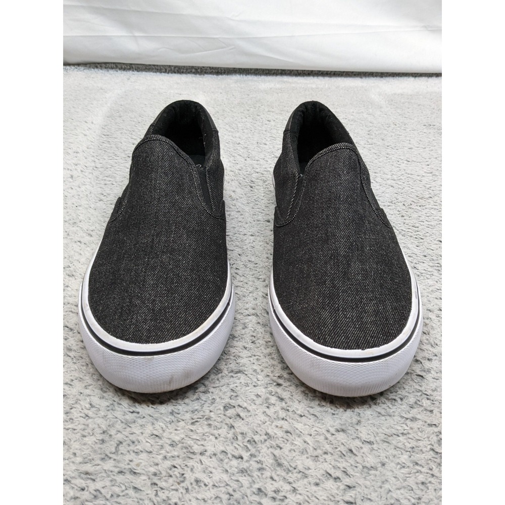 Lugz Slip On Loafer Mens Size 10 Gray Canvas MCLPRDC-060 Shoes Preppy Minimalist